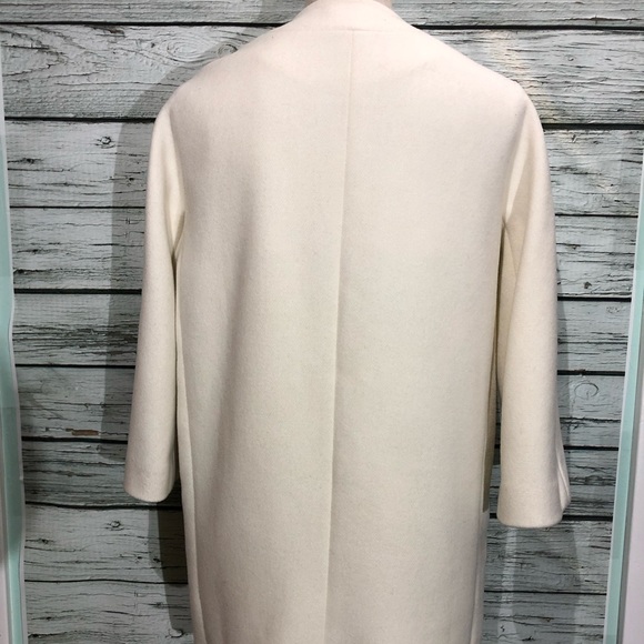 French Connection Daisy White Harbour Coating Wool - Picture 8 of 8